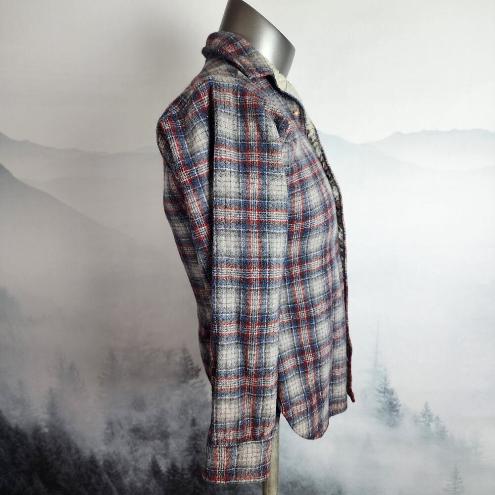 Pendleton Vintage Wool Button Down Plaid Shirt | … - image 3